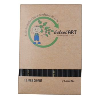 belcolART Farb Gigant 12 Pencils Black