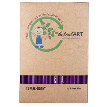 belcolART Farb Gigant Trigon 12 Stifte violett