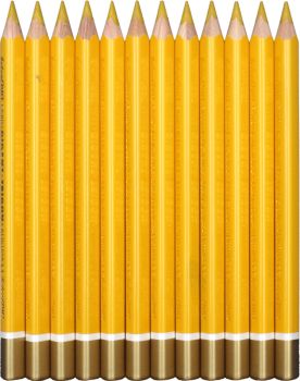 belcolART Farb Gigant Trigon 12 Pencils Dark Yellow