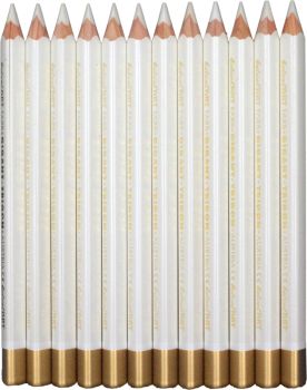 belcolART Farb Gigant Trigon 12 Pencils White