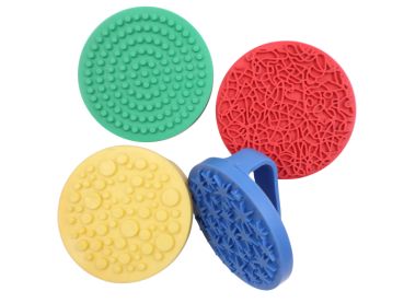Palm Printers Rubber set of 4