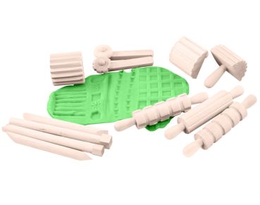 Wooden Dough Tools Natural