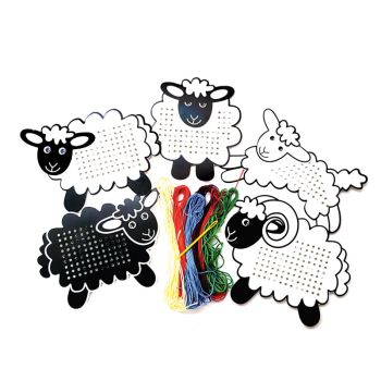 Threading Cards Sheep (5)