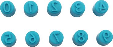 Thimble Finger Stampers Numbers set of 10