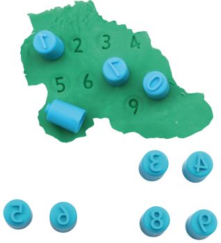 Preview: Thimble Finger Stampers Numbers set of 10