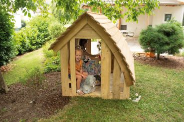 Playhouse forest hut