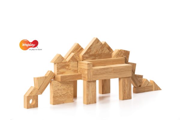 Softwood blocks 152 pcs
