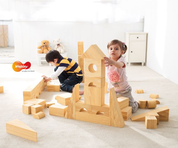 Soft Wood Bausteine 56-tlg.