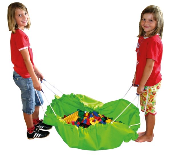 Pick-up-bag/Toy Blanket green