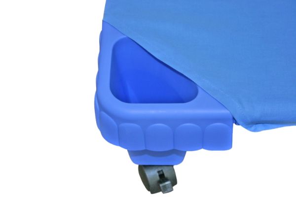 Fitted sheet blue, 130 cm