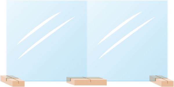 Hygiene wall double
