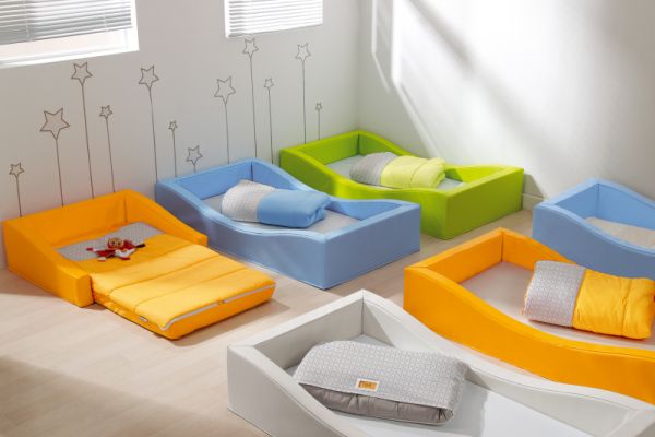 Soft bed with mattress