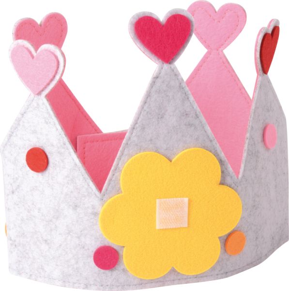 Geburtstagskrone pink