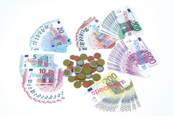 Spielgeld Euro 114 Teile