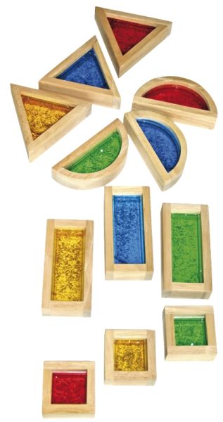 Blocks mit Glitter 16 Teile