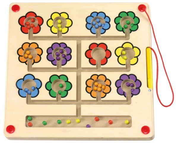 Magnetic toy flowers