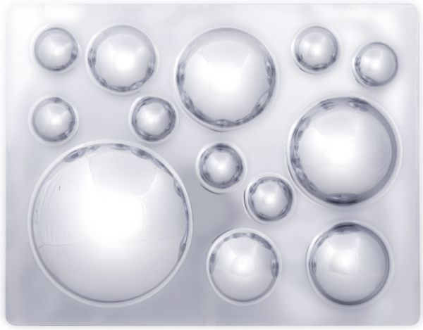 Acryl-mirrors set of 4