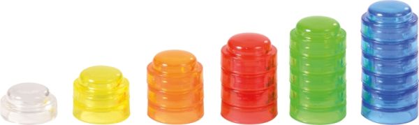 Stacking Caps transparent 1000 pcs