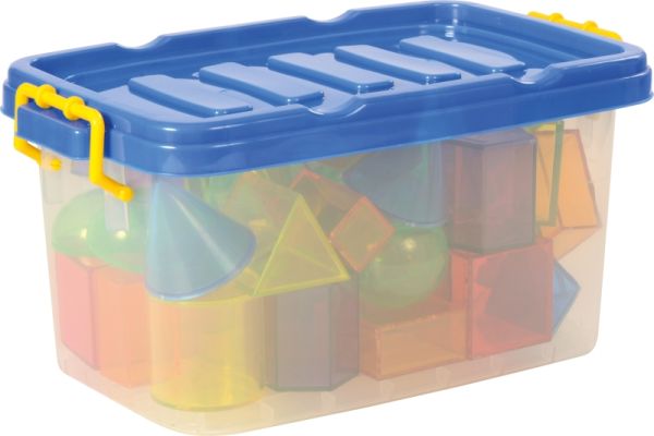 Geometric Shapes transparent 36 pcs
