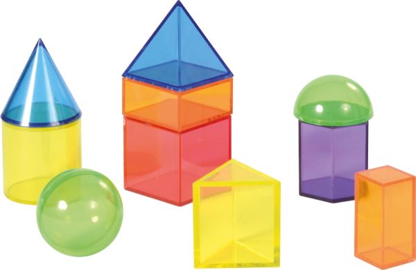 Geometric Shapes transparent 36 pcs