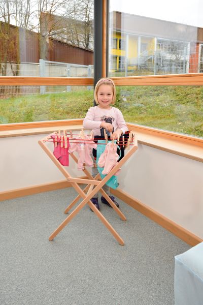 Wäscheständer mit Klammern