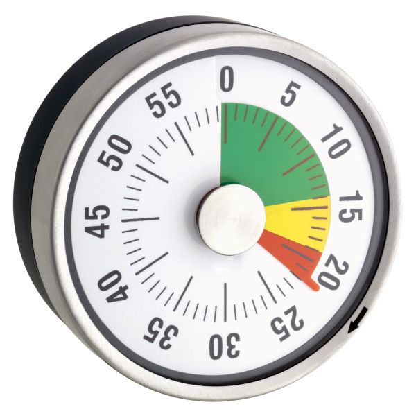 Running timer compact magnetic with traffic lights disc