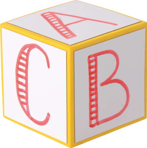 Eraser dice set of 4