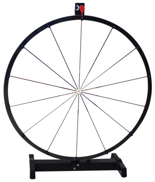 Wheel of Fortune 60 cm white with sponge and whiteboard marker