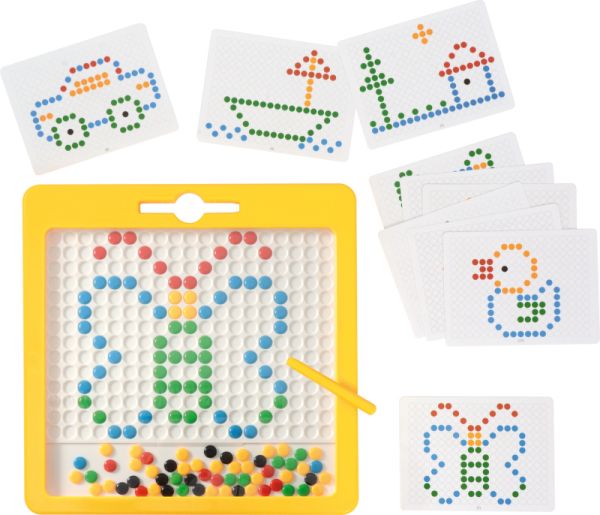 Magnetic dots pad with cards