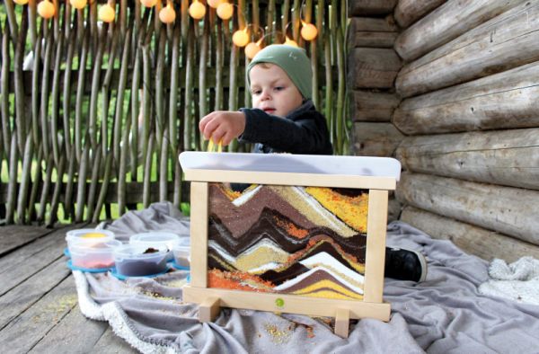 Creativity Frame with sand