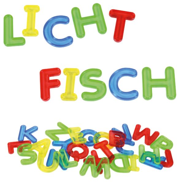 Transparente Buchstaben 26 Stück