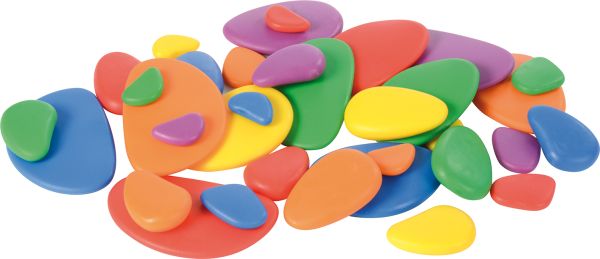 Rainbow pebbles
