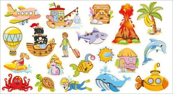 Figures for Mega Magnetic Board Sea