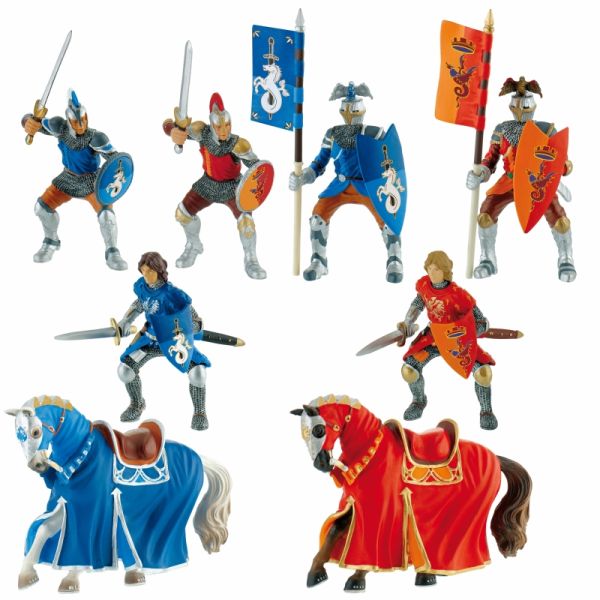 Knights Play Figures Set of 8