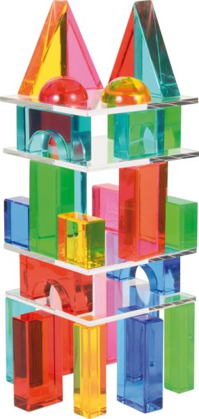 Acrylic Geo Building Blocks 32 pcs