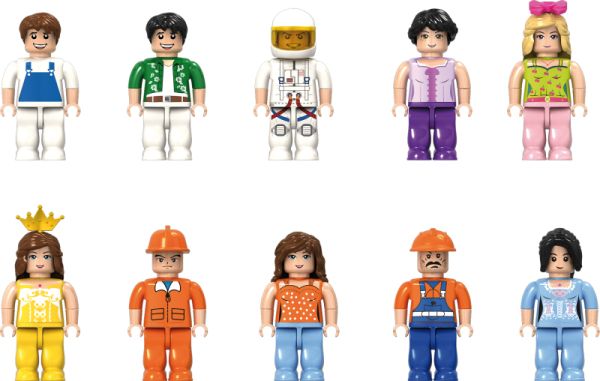 Building Bricks Minifigures 20 pcs