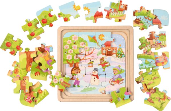Life Cycles Puzzle Seasons