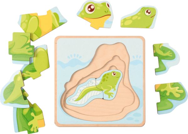 Life Cycles Puzzle Frog
