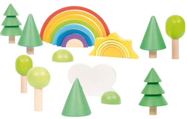 Rainbow Landscape Building Blocks