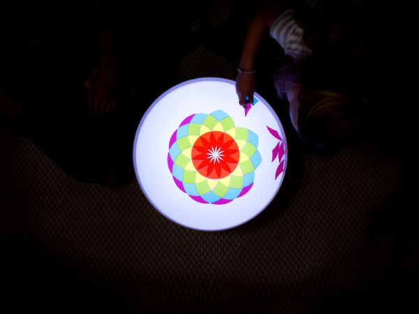 Acrylic Shape large Mandala