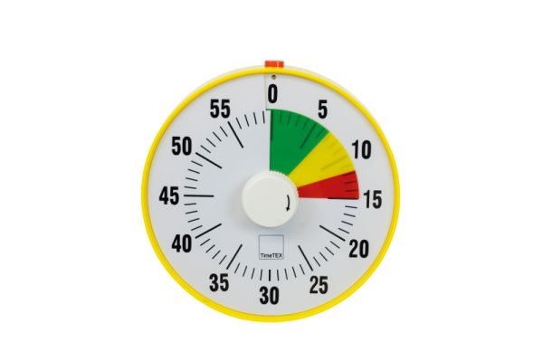 Duration Clock Quiet L with Pause Button