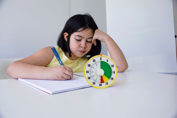 Duration Clock Quiet L with Pause Button