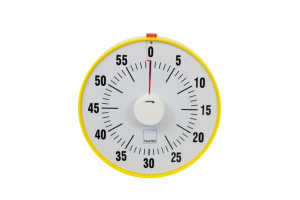 Duration Clock Quiet L with Pause Button