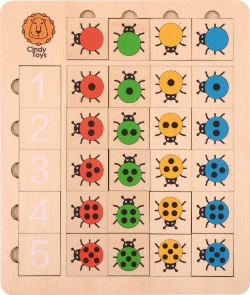 Ladybird Number Puzzle