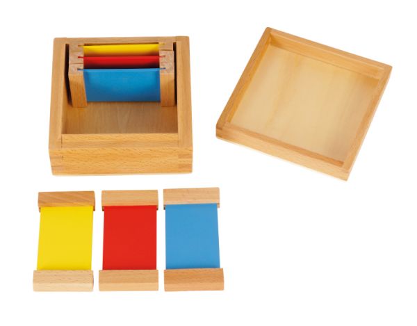 Montessori Farbtäfelchen 3 Paare