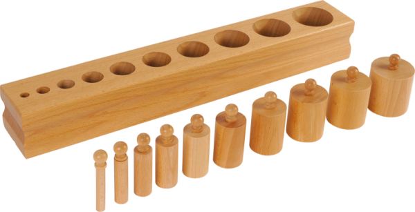 Montessori Block with Cylinders Set 2