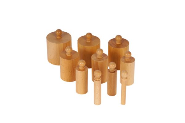 Montessori Block with Cylinders Set 2