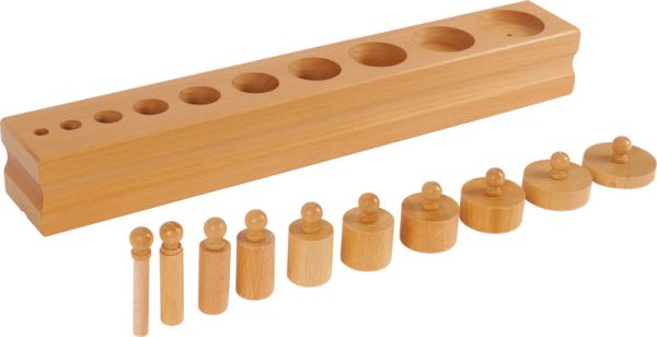 Montessori Block with Cylinders Set 3