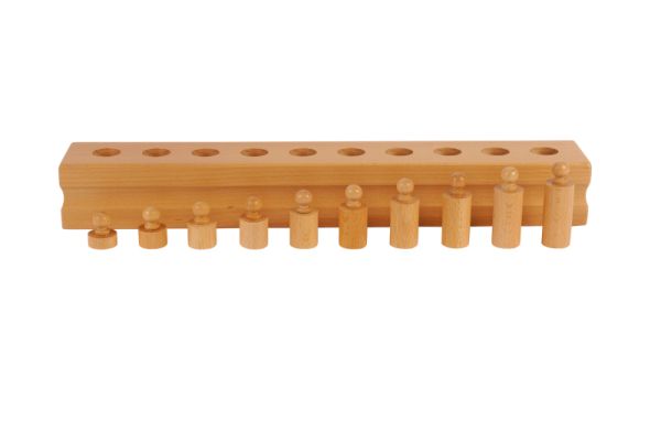 Montessori Block mit Zylindern Set 4