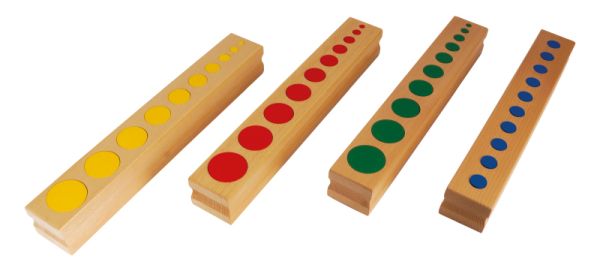 Montessori Farbige Zylinder